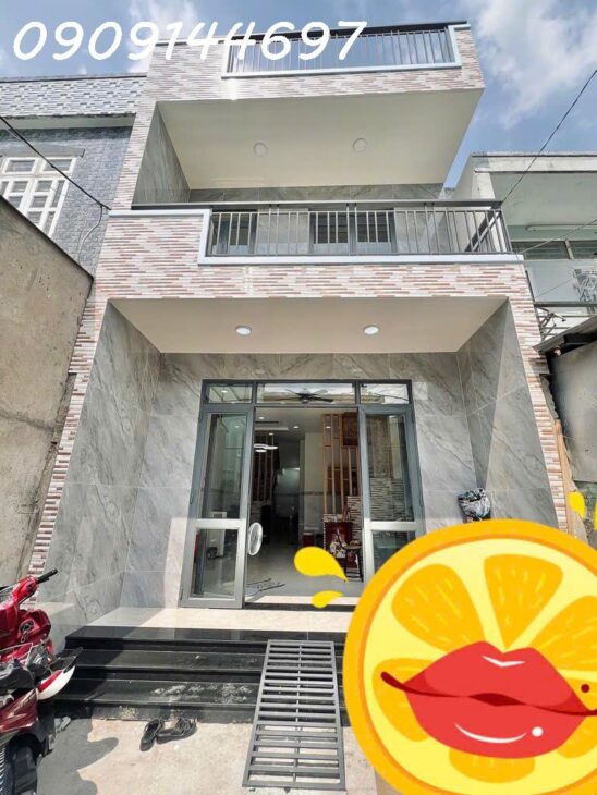 Nhà 3 tầng đường TÂN THỚI NHẤT 5, phường TÂN THỚI NHẤT, Q12, diện tích 75m2 (5mx15m). Hẻm ôtô thông