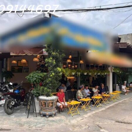 Quán CAFE góc 2 Mặt tiền đường NGUYỄN THỊ KIỂU, phường TÂN THỚI HIỆP, Q12, dt 192m2 (6,2mx18m). Giá