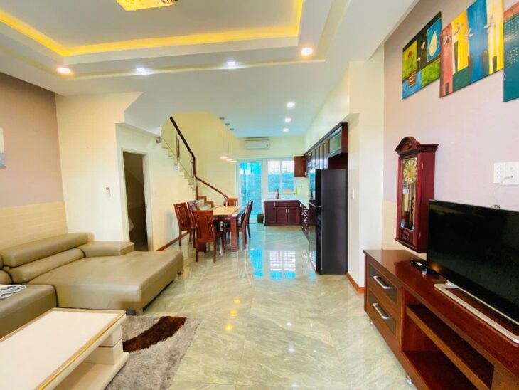 NHÀ KHANG ĐIỀN – MEGA VILLAGE CHO THUÊ, DT 75M2, 3 PHÒNG NGỦ, NỘI THẤT ĐẦY ĐỦ