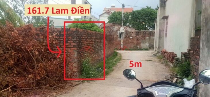 GIÁ 3TY3 ĐẤT TẠI LAM ĐIỀN-CHƯƠNG MỸ D/T:161,7M GIÁ 3TY3 ĐẤT TẠI LAM ĐIỀN-CHƯƠNG MỸ D/T:161,7M