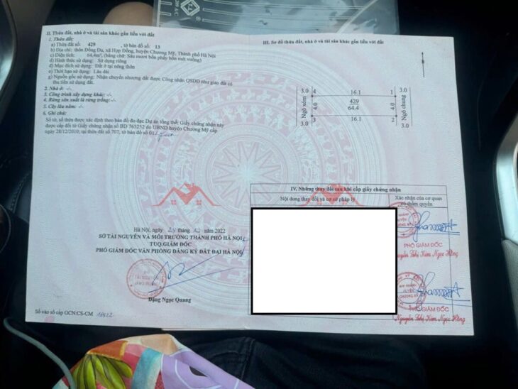 GIÁ 2,5 TỶ ĐẤT TẠI HỢP ĐỒNG-CHƯƠNG MỸ D/T:64,4M