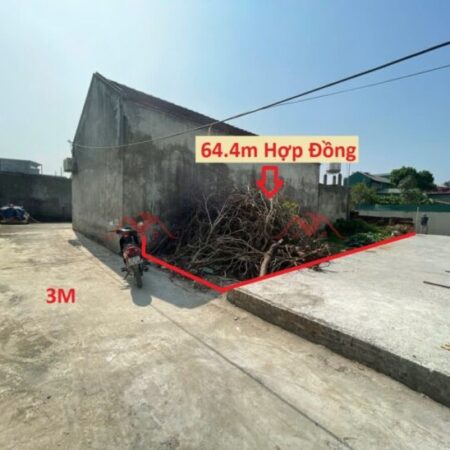 GIÁ 2,5 TỶ ĐẤT TẠI HỢP ĐỒNG-CHƯƠNG MỸ D/T:64,4M