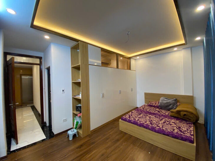 Bán nhà văn phòng 6 tầng, 62m², Lĩnh Nam, Mai Động, thang máy, oto 7 chỗ vào nhà