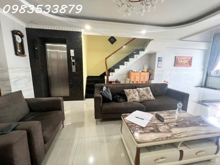 BÁN NHÀ MẶT TIỀN ĐƯỜNG KHU BÊN SÔNG, HIỆP BÌNH CHÁNH, THỦ ĐỨC- 120M2- 5 TẦNG – THANG MÁY- 14 TỶ9