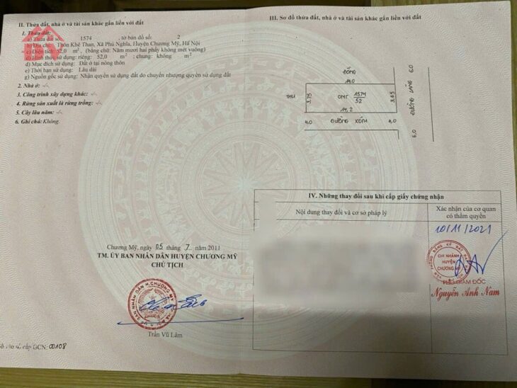 SIÊU PHẨM GÍA 2,6 TỶ ĐẤT TẠI PHÚ NGHĨA-CHƯƠNG MỸ D/T:52M