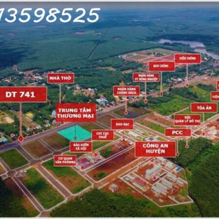 Có sẵn 150tr, mua được ngay lô đất 300m2 100 TC, sau TTHC Huyện