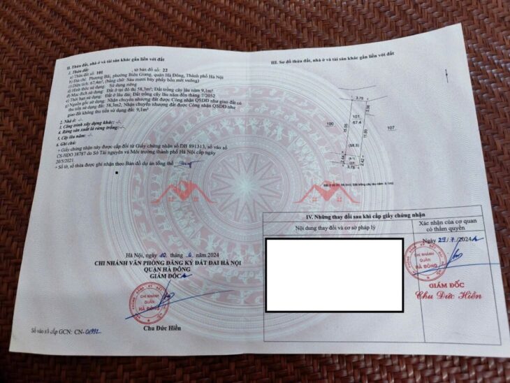 SIÊU PHẨM GIÁ4,150 TỶ ĐẤT TẠI BIÊN GIANG-QUẬN HÀ ĐÔNG D/T:67,4M