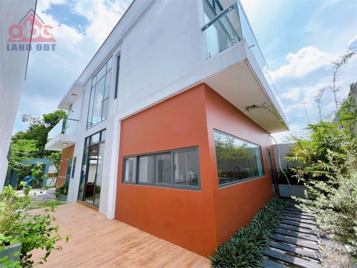 NP1094 biệt thự thiết kế 1 lầu hiện đại gồm 3pn lớn. hàng xóm thân thiện. xóm đạo an ninh