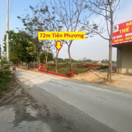 SIÊU PHẨM GIÁ 3,6 TỶ ĐẤT TẠI DỊCH VỤ TIÊN PHƯƠNG-CHƯƠNG MỸ D/T:72M