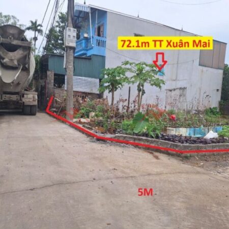 SIÊU PHẨM GIÁ 2,1 TỶ ĐẤT TẠI TT XUÂN MAI-CHƯƠNG MỸ D/T:72,1M