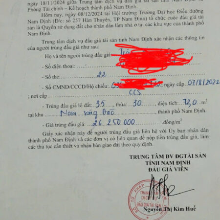 Bán lô đô thị nam sông đào lô 35 thửa30 Bán lô đô thị nam sông đào lô 35 thửa30