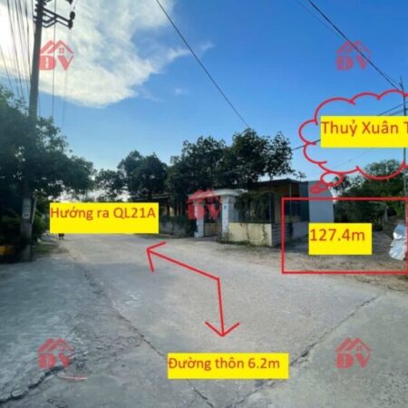 SIÊU PHẨM GIÁ 1,7 TỶ ĐẤT TẠI THỦY XUÂN TIÊN-CHƯƠNG MỸ D/T:127,4M SIÊU PHẨM GIÁ 1,7 TỶ ĐẤT TẠI THỦY XUÂN TIÊN-CHƯƠNG MỸ D/T:127,4M