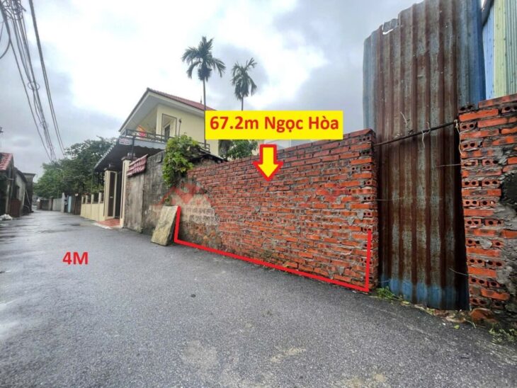 SIÊU PHẨM GIÁ 3,5 TỶ ĐẤT TẠI NGỌC HÒA-CHƯƠNG MỸ D/T:67,2M