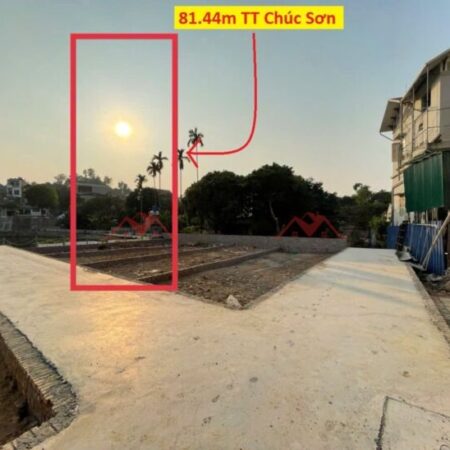 SIÊU PHẨM GIÁ 4,950 TỶ ĐẤT TẠI TT CHÚC SƠN-CHƯƠNG MỸ D/T:81,44M SIÊU PHẨM GIÁ 4,950 TỶ ĐẤT TẠI TT CHÚC SƠN-CHƯƠNG MỸ D/T:81,44M