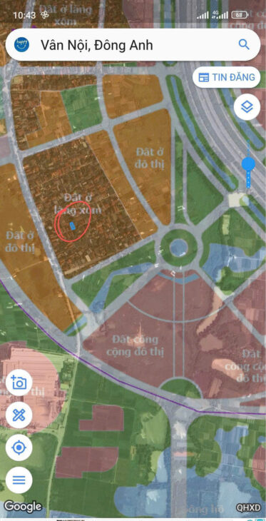 SỐC – CỰC HÓT – BÁN LÔ ĐẤT 3 MẶT THOÁNG ĐƯỜNG Ô TÔ TRÁNH SẴN SỔ GIAO DỊCH NGAY TẠI VÂN NỘI, ĐÔNG