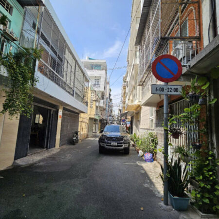 MẶT TIỀN ĐƯỜNG SỐ VĨNH HỘI QUẬN 4 -XE HƠI ĐỖ CỬA – 5 TẤM CHỈ 4 TỶ