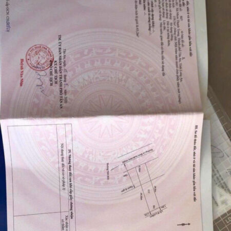 Bán 159.5m2 full thổ cư mặt tiền Lê Minh Xuân thuộc Nhơn Thạnh Trung, TP Tân An