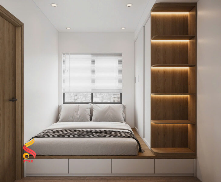 Bán rẻ căn hộ 2 ngủ, 60m2, sổ đỏ, bán đảo Linh Đàm – Quận Hoàng Mai