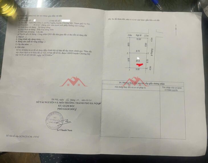 SIÊU PHẨM GIÁ 3,350 TỶ ĐẤT TẠI PHÚ NGHĨA-CHƯƠNG MỸ D/T:81M
