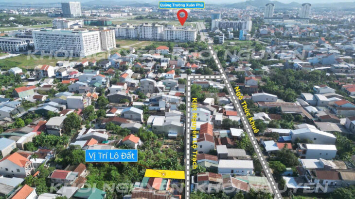 ???? Bán Măt tiền kiệt 171 Nguyễn Lộ Trạch, Xuân Phú, Tp Huế 2,xx Tỷ