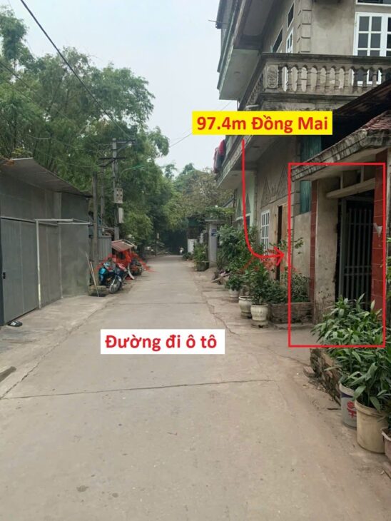 SIÊU PHẨM GÍA 4,970 TỶ ĐẤTTẠI ĐỒNG MAI-HÀ ĐÔNG D/T:97,4M
