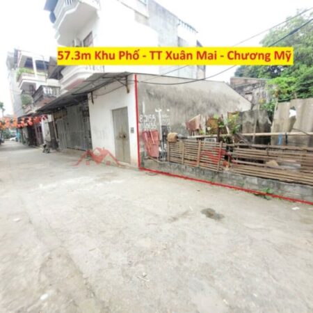 SIÊU PHẨM GIÁ 2,680 TỶ ĐẤT TẠI TT XUÂN MAI-CHƯƠNG MỸ D/T:57,3M SIÊU PHẨM GIÁ 2,680 TỶ ĐẤT TẠI TT XUÂN MAI-CHƯƠNG MỸ D/T:57,3M