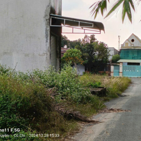 bán đất tân phú trung củ chi dt 5x32m full thổ cư