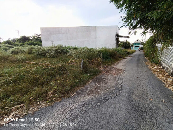 bán đất tân phú trung củ chi dt 5x32m full thổ cư