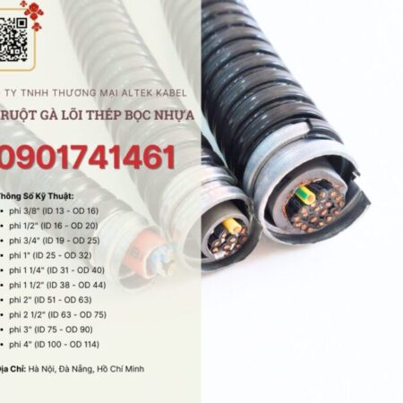 Ống ruột gà lõi thép 2 inch ( ID 51 – OD 63) Đà Nẵng, Hà Nội, HCM Ống ruột gà lõi thép 2 inch ( ID 51 – OD 63) Đà Nẵng, Hà Nội, HCM