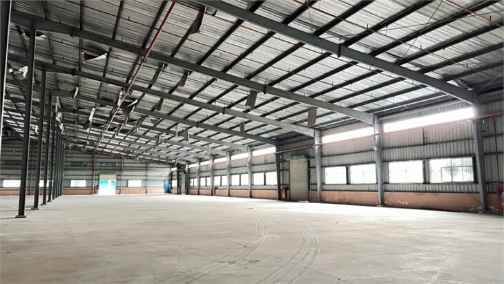 nhà xưởng sản xuất kiên cố, bàn giao liền, SX ổn định lâu dài. hạ tầng hiện đại
