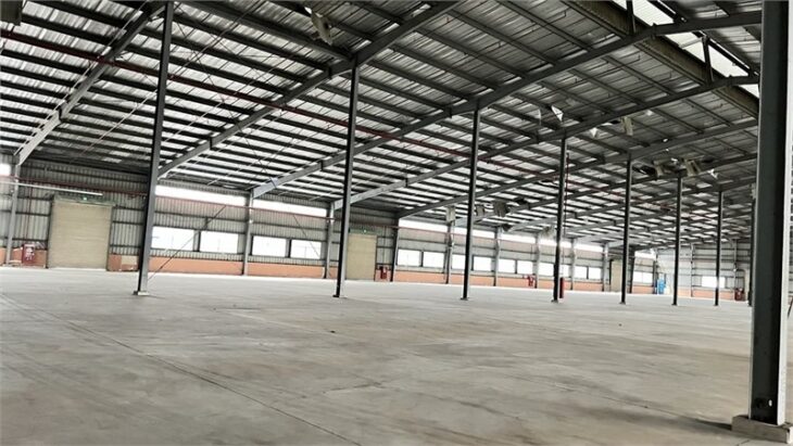 nhà xưởng sản xuất kiên cố, bàn giao liền, SX ổn định lâu dài. hạ tầng hiện đại