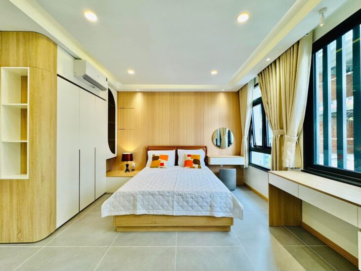 NHÀ ĐẸP KHU ĐỒNG BỘ , 3 LẦU, 4 PN 5WC ĐỒNG BỘ ĐƯỜNG QUANG TRUNG – PHƯỜNG 8 – GÒ VẤP LH 0763 668