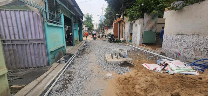 Nhà cấp 4 mặt tiền hẻm kinh doanh, Ngay Khu Chế Xuất Tân Thuận, 228m2, 4,8×48, hẻm xe hơi, 44 Bùi