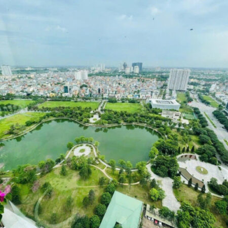 Bán căn penthouse 227m2 tòa N01 Ngoại Giao Đoàn view hồ điều hòa, công viên Hòa Bình