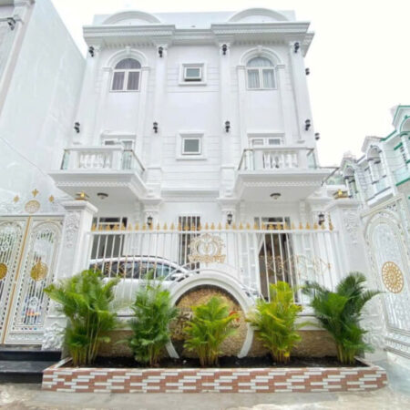 Biệt thự góc 2 mặt tiền Huỳnh Tấn Phát, 9x11m, 4 tầng, 7.9 tỷ
