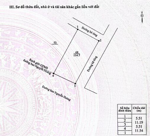 KHÁCH KẸT TIỀN CẦN BÁN NHÀ C4 MT ĐƯỜNG NGUYỄN HOÀNG – AN MỸ