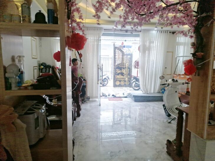 Nhà mới ở ngay, 128m2, 3 tầng, Ngang 7m, hẻm xe hơi, 803 Huỳnh Tấn Phát, Phú Thuận Quận 7-Giá 12 tỷ