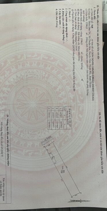 CHÍNH CHỦ 1700 M2 CLN (ĐÃ CÓ 100M2 THỔ) MẶT TIỀN QL 711 HÀM THUẬN BẮC, PHAN THIẾT, NGAY 17M, ĐƯỜNG