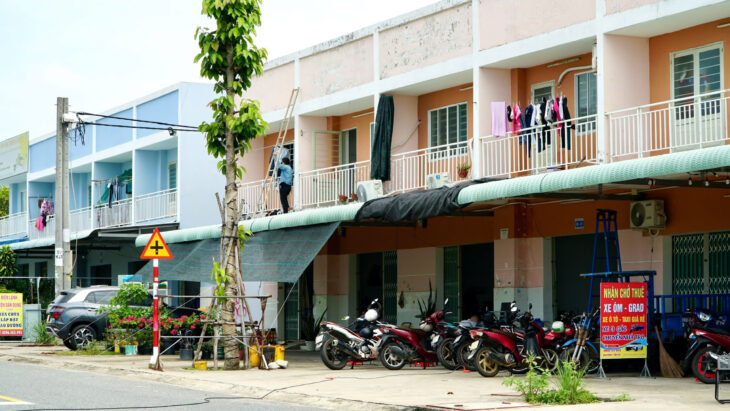 Bán nhà 1 trệt 1 lầu sẵn mặt bằng kinh doanh trong KCN Bàu Bàng,Bình Dương.