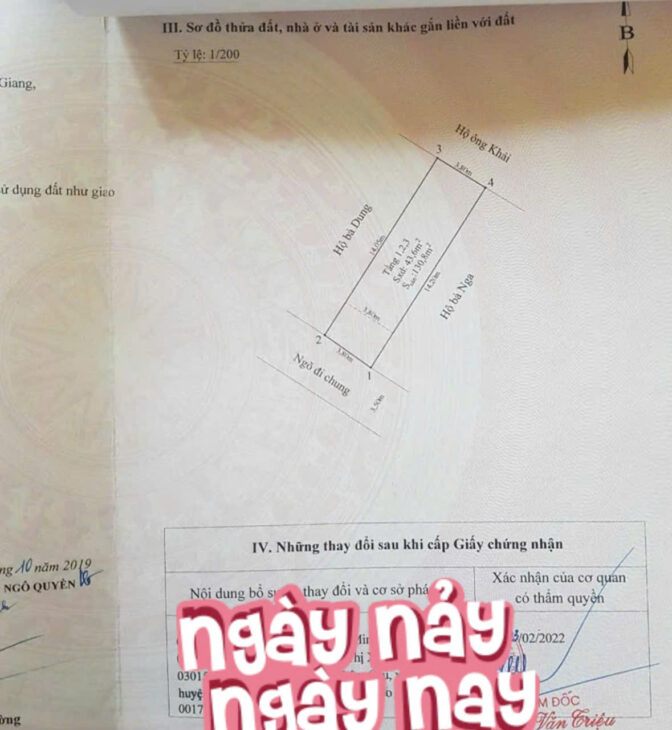 Nhà mặt ngõ 263 Lạch Tray, 54m 3 tầng, ô.tô vào nhà, Giá 4.1 tỉ