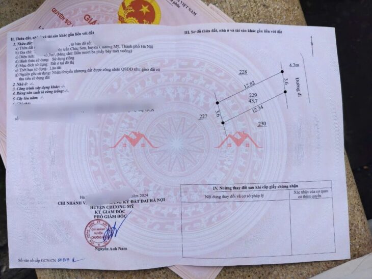 SIÊU PHẨM GIÁ 2,880 TỶ ĐẤT TẠI TT CHÚC SƠN-CHƯƠNG MỸ D/T:43,7M