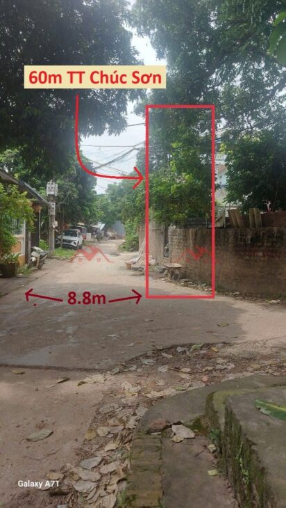 SIÊU PHẨM GIÁ 3,670 TỶ ĐẤT TẠI TT CHÚC SƠN-CHƯƠNG MỸ D/T:60M SIÊU PHẨM GIÁ 3,670 TỶ ĐẤT TẠI TT CHÚC SƠN-CHƯƠNG MỸ D/T:60M