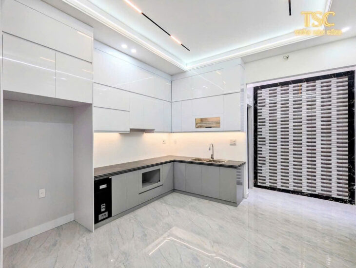 Nhà Trực Cát, 66m 4 tầng, độc lập, sân cổng riêng, mới tinh, Giá 4.35 tỉ, sát mặt đường