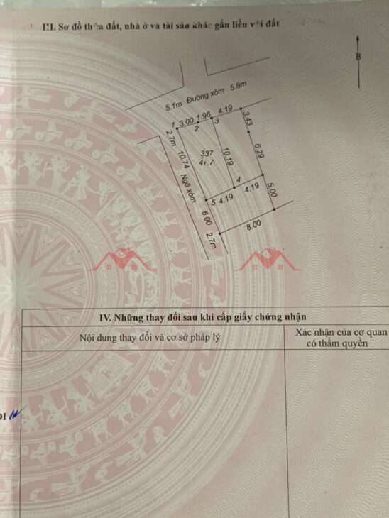 SIÊU PHẨM GIÁ 2,960 TỶ ĐẤT TẠI THỤY HƯƠNG-CHƯƠNG MỸ D/T:47,7M