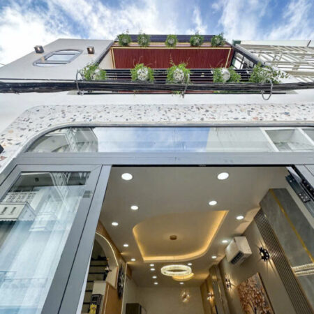 4.65 tỷ- nhà mặt tiền kinh doanh Lê Trực- Lê Quang Định- 2 tầng- 4mx8m- 2PN full nội thất