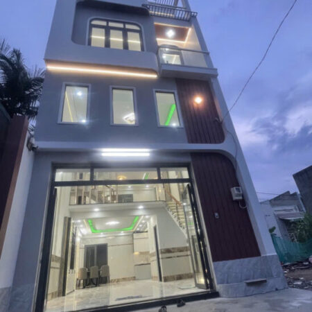 NHÀ 4 TẦNG ĐƯỜNG VÕ VĂN HÁT, PHƯỜNG LONG TRƯỜNG, THỦ ĐỨC – 66.6M2, NGANG 5.5M – 4 TẦNG- CHỈ 5TY49
