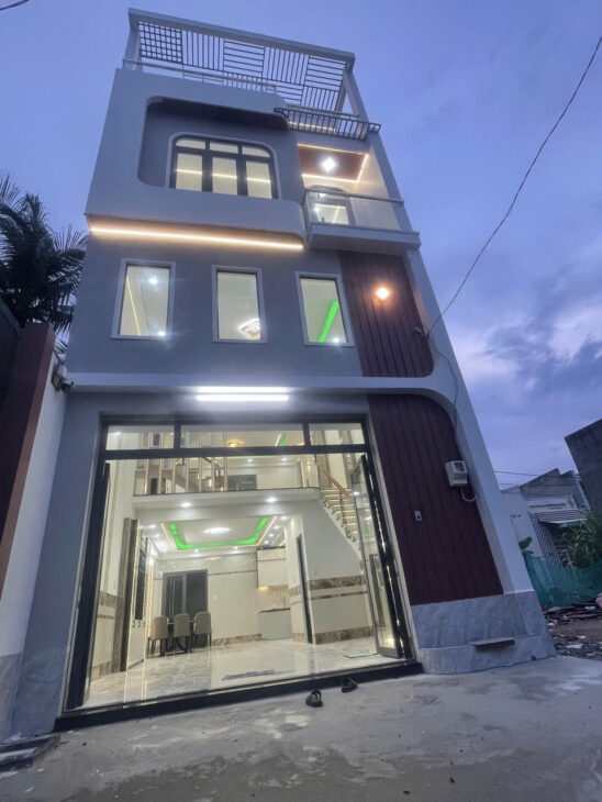 NHÀ 4 TẦNG ĐƯỜNG VÕ VĂN HÁT, PHƯỜNG LONG TRƯỜNG, THỦ ĐỨC – 66.6M2, NGANG 5.5M – 4 TẦNG- CHỈ 5TY49