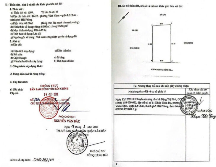 Đất mặt đường tuyến 2 Khúc Thừa Dụ, 68m, ngang 6, đường 8m, Giá 4.08 tỉ