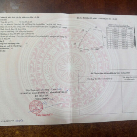 Bán Đất Giá Rẻ Tại Thắng Hải 8538m2 Giá 24 Tỷ