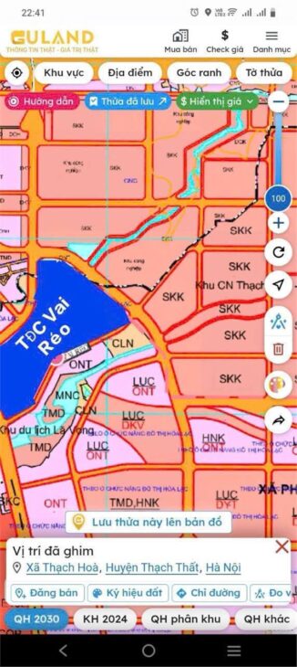 Bán đất TĐC lô góc VH rộng, đường to sát khu Đô Thị Phú Cát 196m giá rẻ nhỉnh 9 tỷ